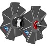 Train de disques assembles avec disques ondulés Ø450