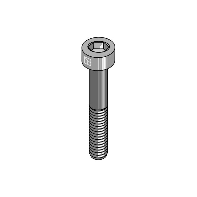 Boulon à 6 pans creux M8x1,25x60 - Galvanisées