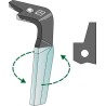 Dent pour herses rotatives (DURAFACE) 300mm, gauche - Amazone - 951012 / 950789