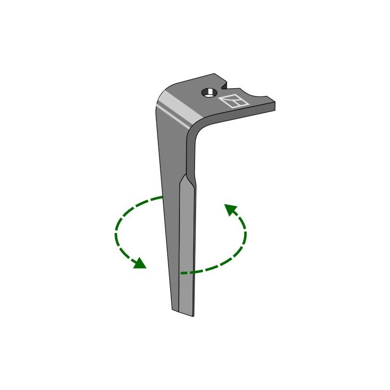 Dent pour herses rotatives 330mm, gauche - Agram