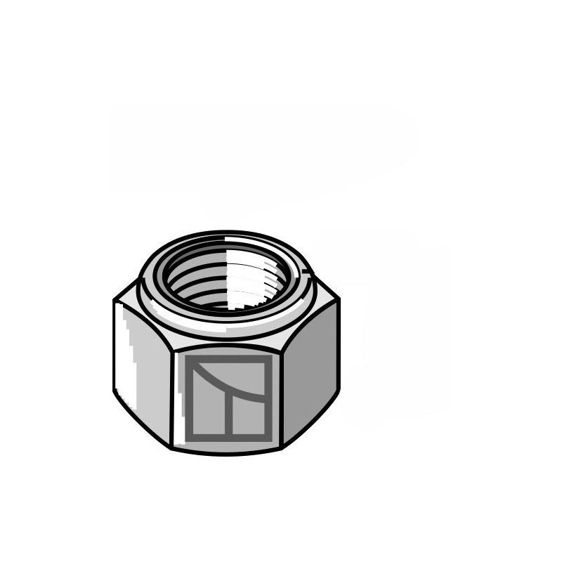 Écrou à freinage interne - 5/8''UNF - Twose - 0141006