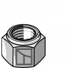 Écrou à freinage interne - 5/8''UNF - Twose - 0141006