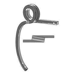 Dent double spire, droite
