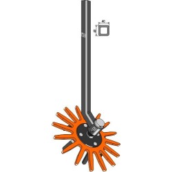 KIT étoiles à doigts Ø370mm avec dent - gauche