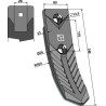 Pointe - forgée - revêtement carbure - Kongskilde