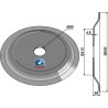 Roue-DD Ø600x4,8 - Simba - P08192