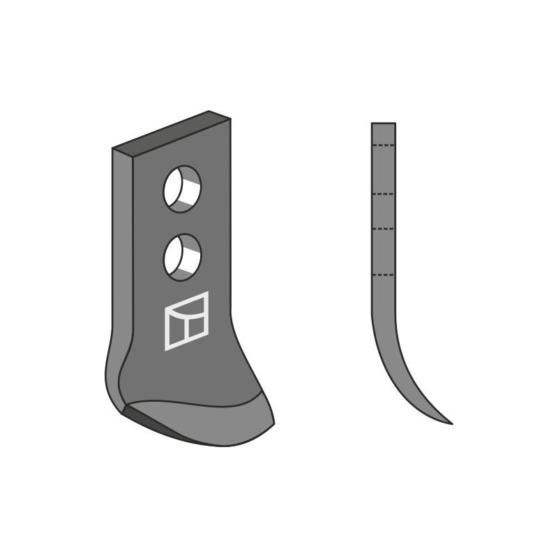 Couteau pour fossoyeuse - Maletti - AFR/0 - AFR/1C AFR/0S - AFR/0S-3C