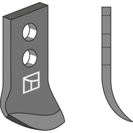 Couteau pour fossoyeuse - Maletti - AFR/0 - AFR/1C AFR/0S - AFR/0S-3C