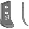 Couteau pour fossoyeuse - Maletti - AFR/0 - AFR/1C AFR/0S - AFR/0S-3C - AFR/2R