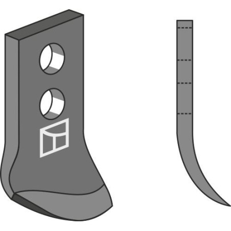 Couteau pour fossoyeuse - Maletti - AFR/0 - AFR/1C AFR/0S - AFR/0S-3C - AFR/2R