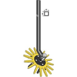 KIT étoiles à doigts Ø370mm avec dent - gauche