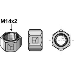 Écrou héxagonal M14