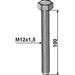 Boulon M12x1,5 - Galvanisées - 8.8
