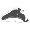 Couteau d´ensilage 454mm - Krone - 210009760