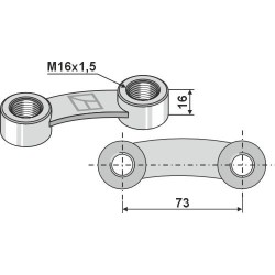 Écrou à panier - M16x1,5 - Lemken - 459 8604 / 459 8604 / 45910045