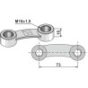 Écrou à panier - M16x1,5 - Lemken - 459 8604 / 459 8604 / 45910045