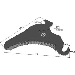 Couteau d´ensilage 440mm - Krone - 204513440