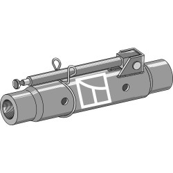 Tube 400mm compl. 1 3/4 - Massey Ferguson
