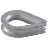 Cosse marine pour câble métallique à rainure profonde, galvanisée - Photo