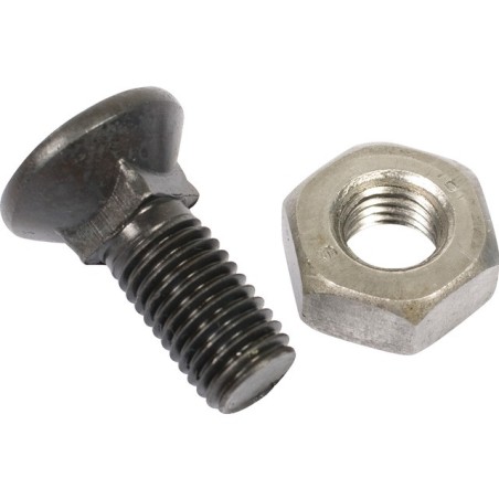 BOULON TETE FRAISEE COLLET CARRE 9X25 8.8 GOIZIN