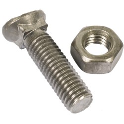 BOULON TETE FRAISEE OVALE 10X38 8.8 BRUT TYPE KONGSKILDE
