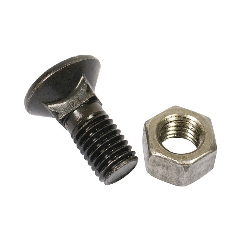 BOULON TETE FRAISEE COLLET CARRE 12X30 8.8 BRUT