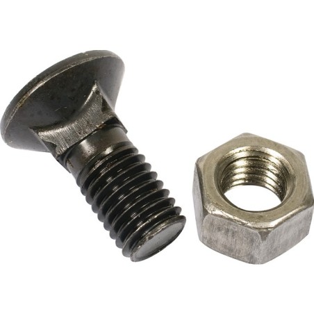BOULON TETE FRAISEE COLLET CARRE 12X30 8.8 BRUT