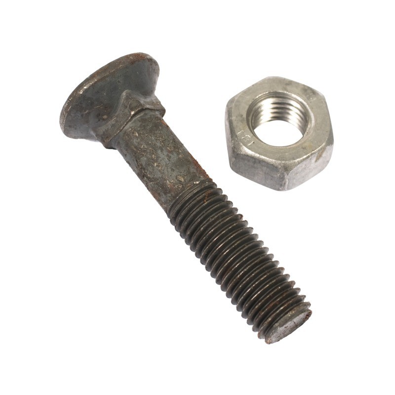 BOULON TETE FRAISEE COLLET CARRE 11X55 8.8 BRUT