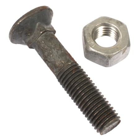 BOULON TETE FRAISEE COLLET CARRE 11X55 8.8 BRUT