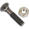 BOULON TETE FRAISEE COLLET CARRE 11X50 8.8 BRUT