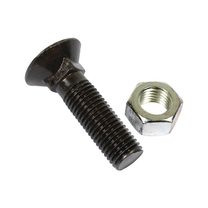 BOULON TETE FRAISEE COLLET CARRE 16X60 8.8 BRUT