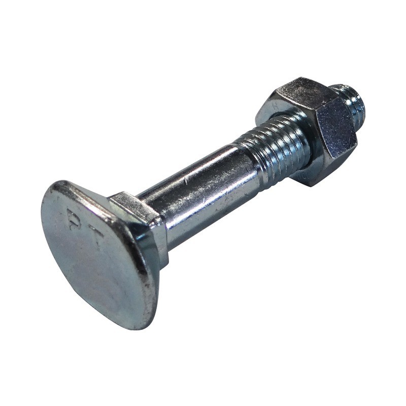 BOULON TETE RECTANGLE FRAISEE COLLET CARRE 12X60 12.9 ZINGUE