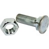 BOULON TETE FRAISEE COLLET CARRE 12X40 8,8 VI1009 ORIGINE GREGOIRE & BESSON - VI1009