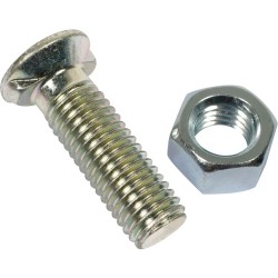 BOULON TETE FRAISEE 2 ERGOTS 12X45