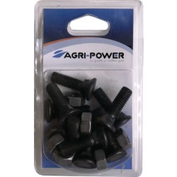 BOULON TETE FRAISEE COLLET CARRE 10X40 8.8 BRUT BLISTER DE 10