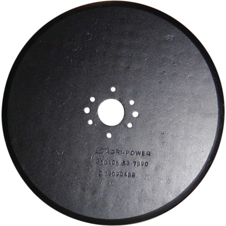 DISQUE DE SEMOIR LISSE Ø 340X2,5 6 TROUS TYPE HORSCH - 310106