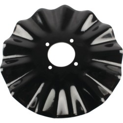 DISQUE DE SEMOIR ONDULE Ø 460X2,5 4 TROUS TYPE HORSCH - 320003