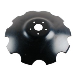 DISQUE CRENELE FOND PLAT Ø 510X6 5 TROUS TYPE SIMBA P11462 AGRI-POWER - 820-460C