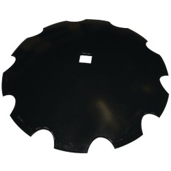 DISQUE CRENELE Ø 610X6 TROU CARRE 41 AGRI-POWER