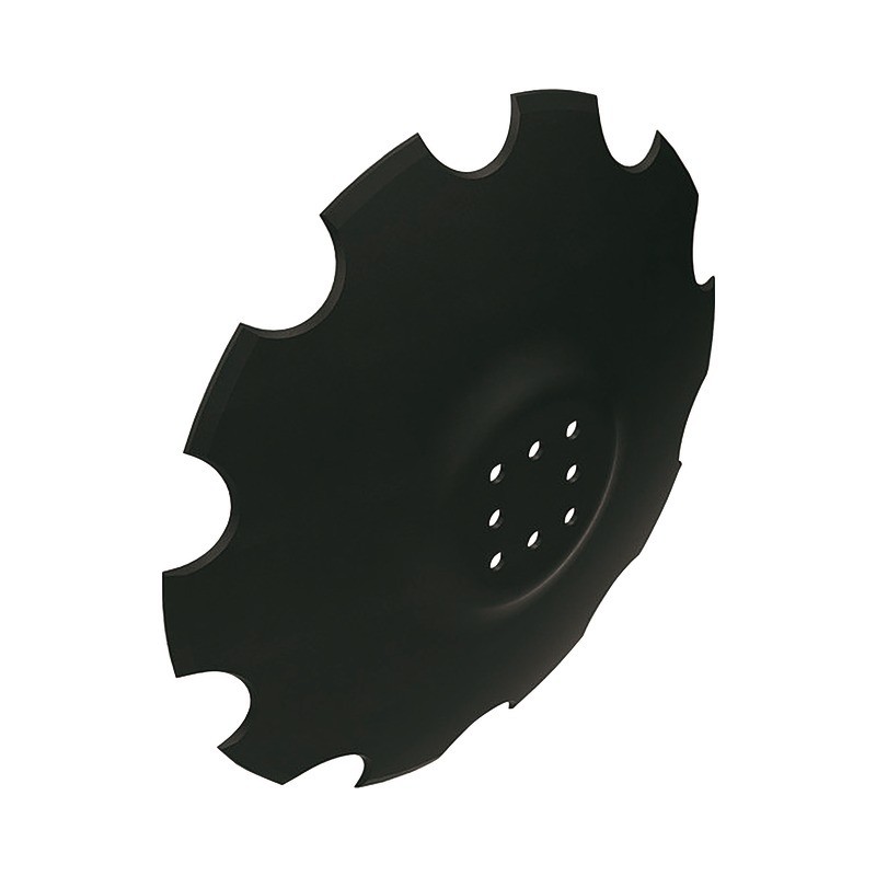 DISQUE CRENELE FOND PLAT Ø 610X5 8 TROUS TYPE AGRISEM AGRI-POWER - TCS-DIS-503