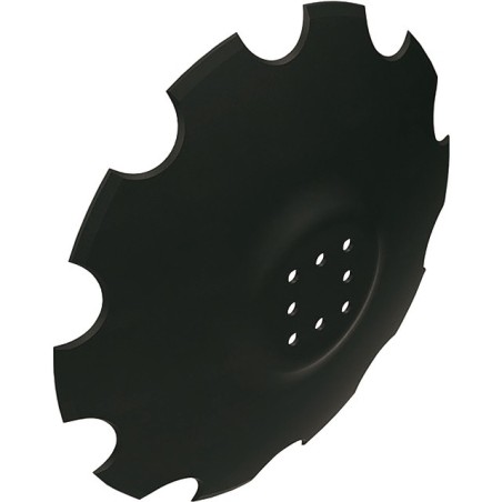 DISQUE CRENELE FOND PLAT Ø 610X5 8 TROUS TYPE AGRISEM AGRI-POWER - TCS-DIS-503