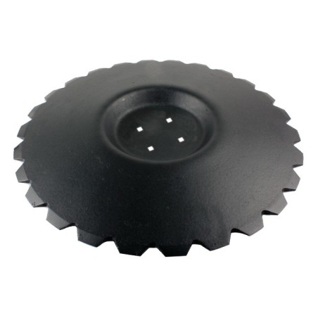 DISQUE CRENELE FOND PLAT Ø 450X4 4 TROUS TYPE UNIA AGRI-POWER - 1680/13-004/0 | AU/341