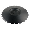 DISQUE CRENELE FOND PLAT Ø 560X4 5 TROUS TYPE UNIA AGRI-POWER - 2428/22-001/0 | AU/383