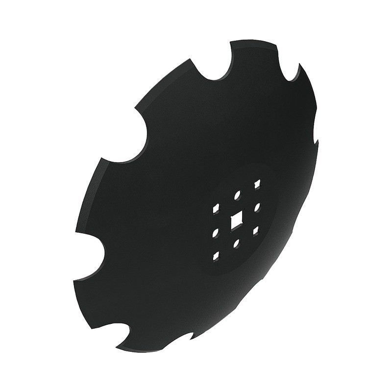 DISQUE CRENELE FOND PLAT Ø 460X5 8 TROUS TYPE AGRISEM AGRI-POWER - TCS-DIS-508