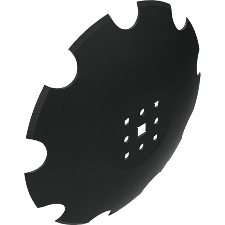 DISQUE CRENELE FOND PLAT Ø 460X5 8 TROUS TYPE AGRISEM AGRI-POWER - TCS-DIS-508