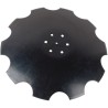 DISQUE CRENELE 510X5 6 TROUS EA100 TYPE KUHN - H2203180 | H2234350