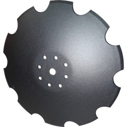 DISQUE CRENELE FOND PLAT Ø 510X5 9 TROUS TYPE AMAZONE ET POTTINGER AGRI-POWER - 78201966 | 85041023