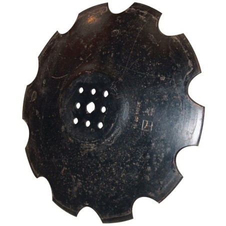 DISQUE CRENELE FOND PLAT Ø 560X4 9 TROUS TYPE AGRISEM BELLOTA - TCS-DIS-531