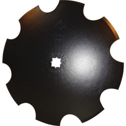 DISQUE CRENELE Ø 410X3 TROU CARRE 23 OU 26