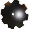 DISQUE CRENELE Ø 410X3 TROU CARRE 23 OU 26